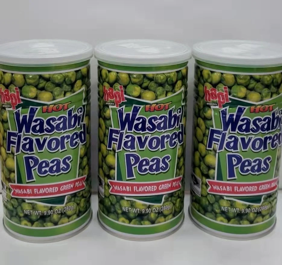 HAPI WASABI FLAVORED PEAS 日本罐装芥末辣青豆— Sun's Market
